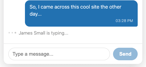 WPSignal Chat widget open showing a message thread